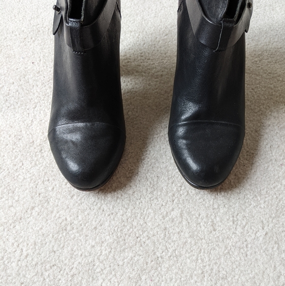 Rag & Bone black leather harrow boots size 8 - Picture 6 of 11